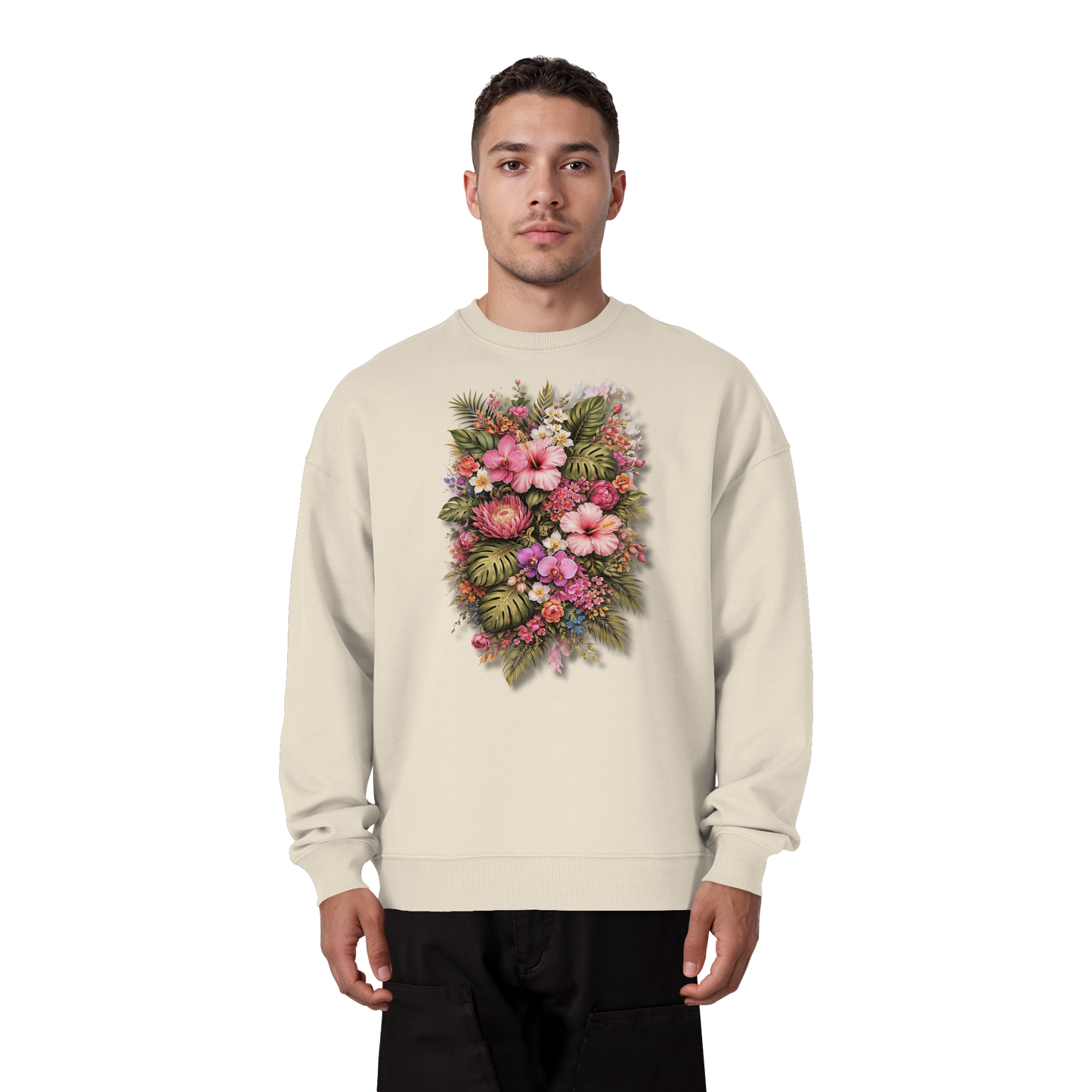 FLOWERPOWER! - Organic Oversize Sweatshirt