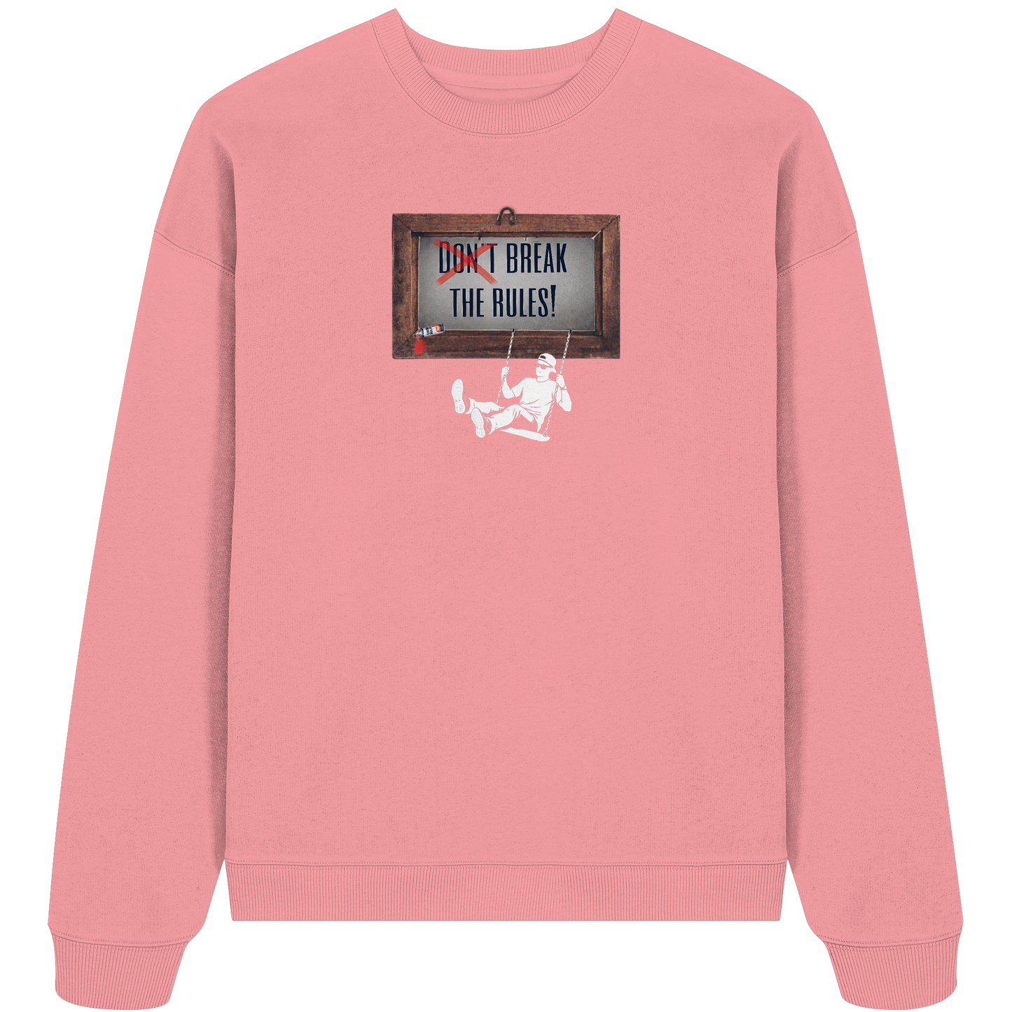 BREAKTHERULES! - Organic Oversized Sweatshirt