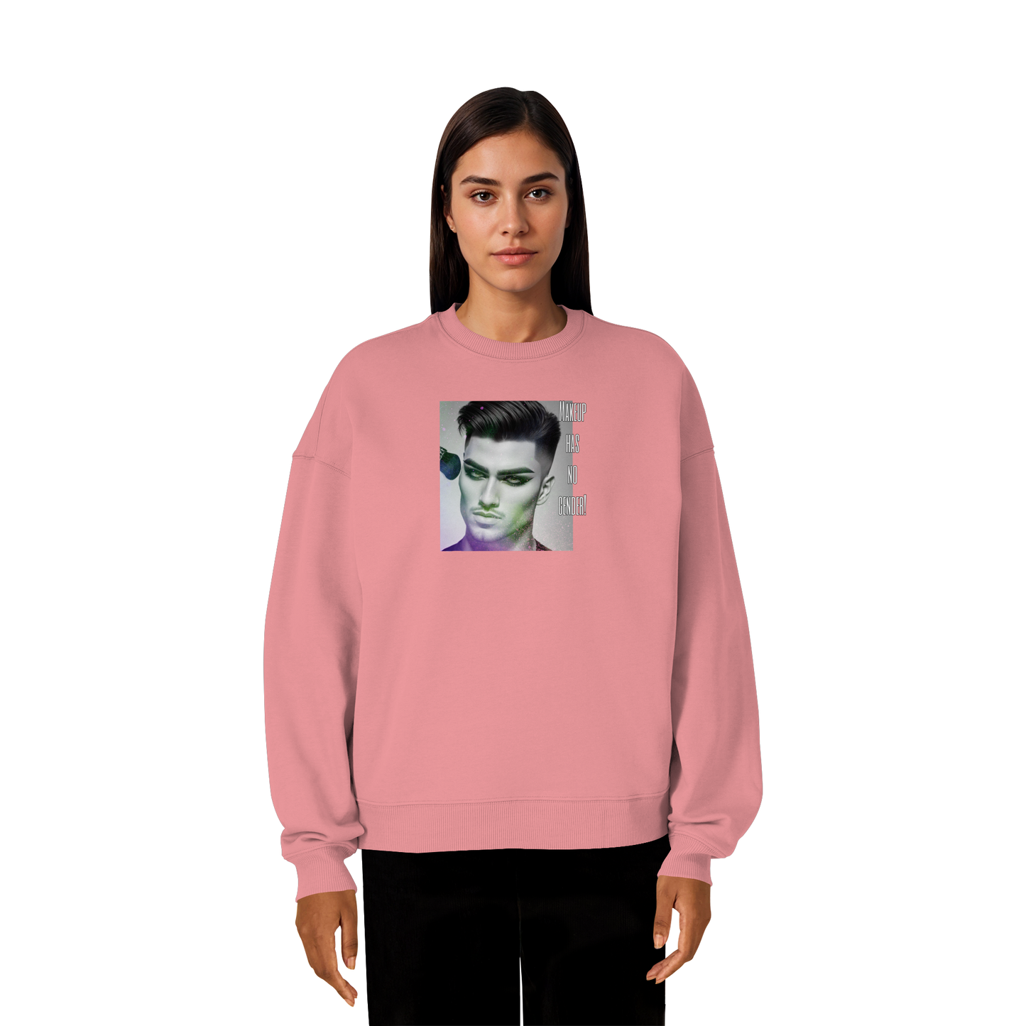 MAKEUPHASNOGENDER! - Organic Oversized Sweatshirt