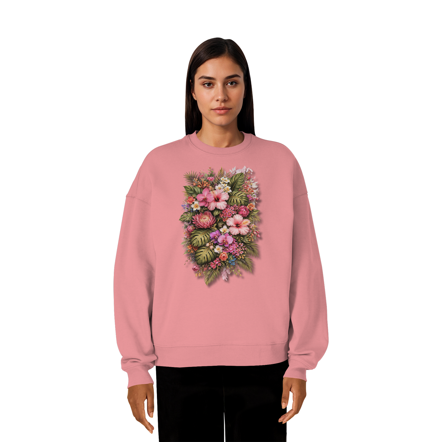 FLOWERPOWER! - Organic Oversize Sweatshirt