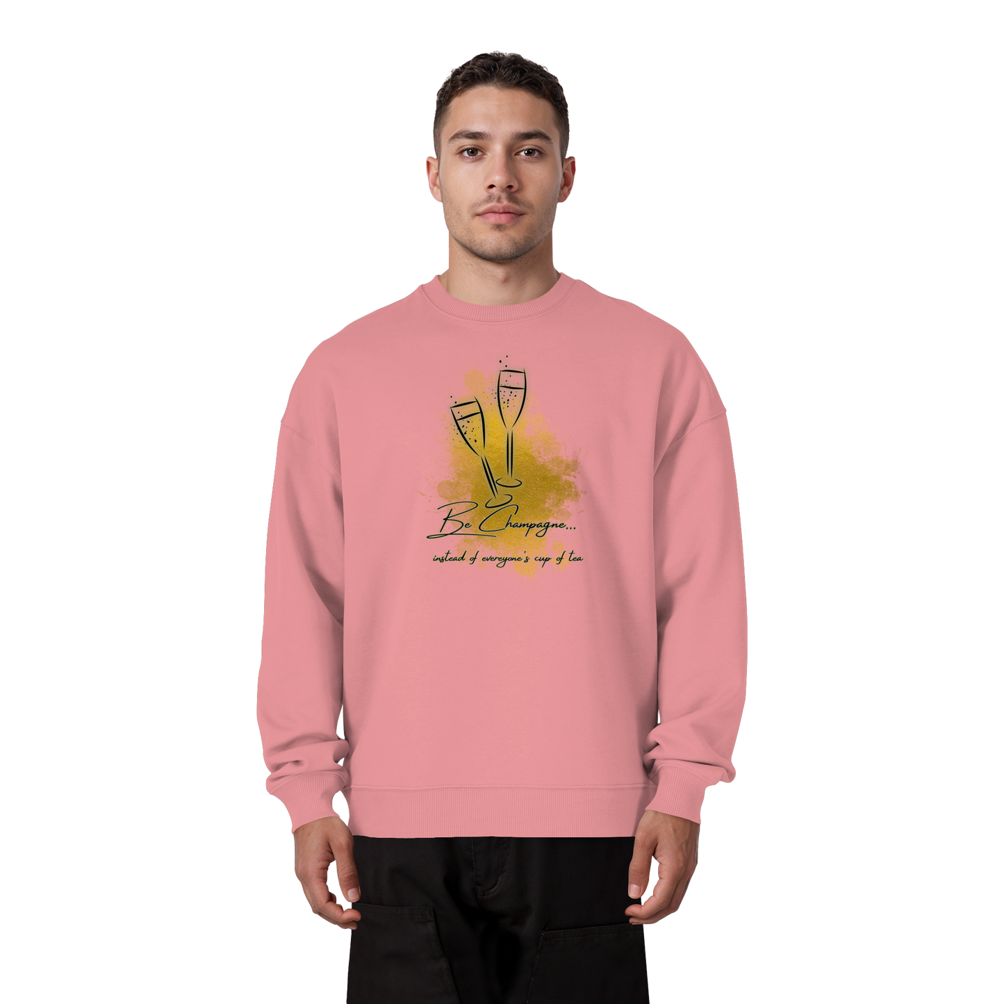 CHAMPAGNE! - Organic Oversize Sweatshirt