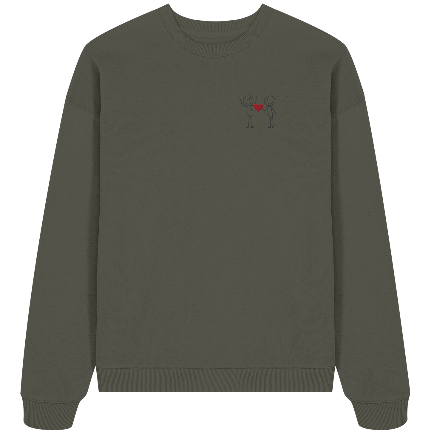 STICKFIGURELOVE! (Stick) - Organic Oversize Sweatshirt