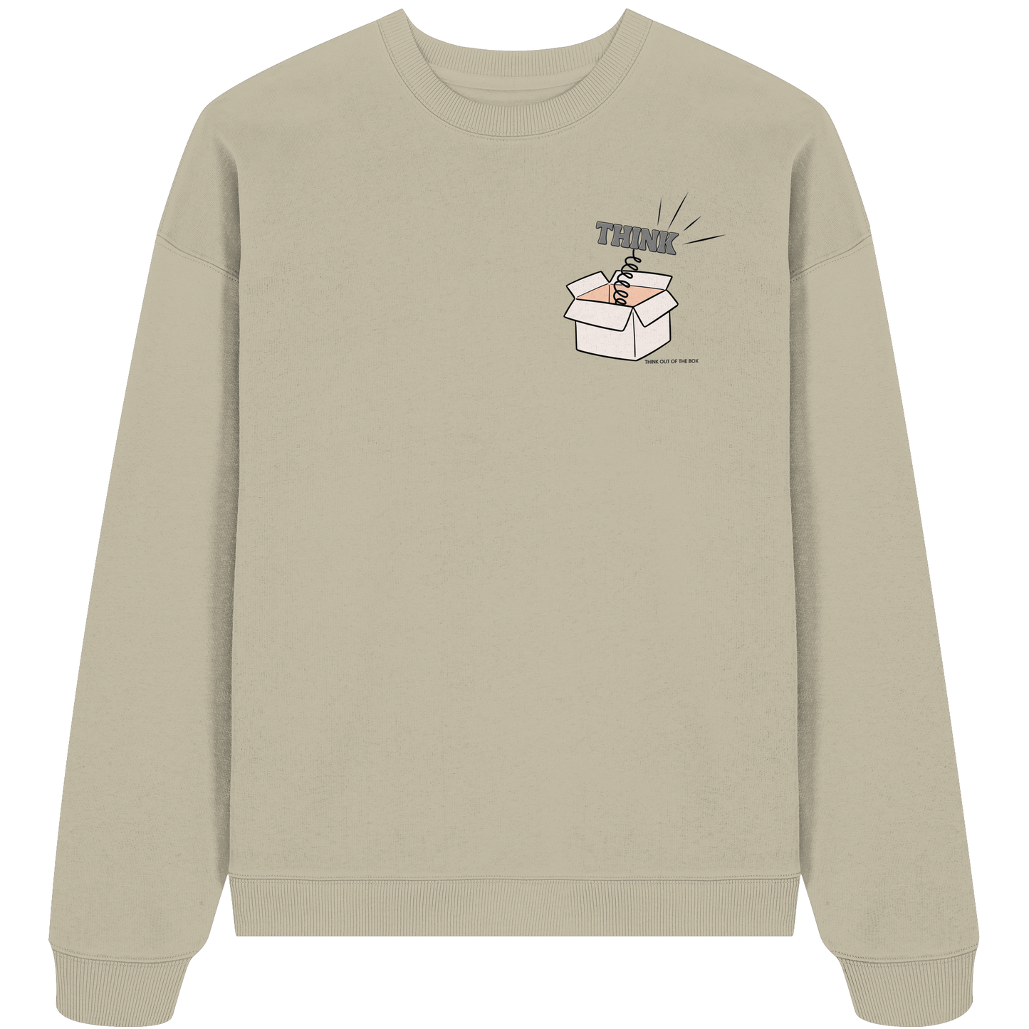 THINK! - Organic Oversize Sweatshirt