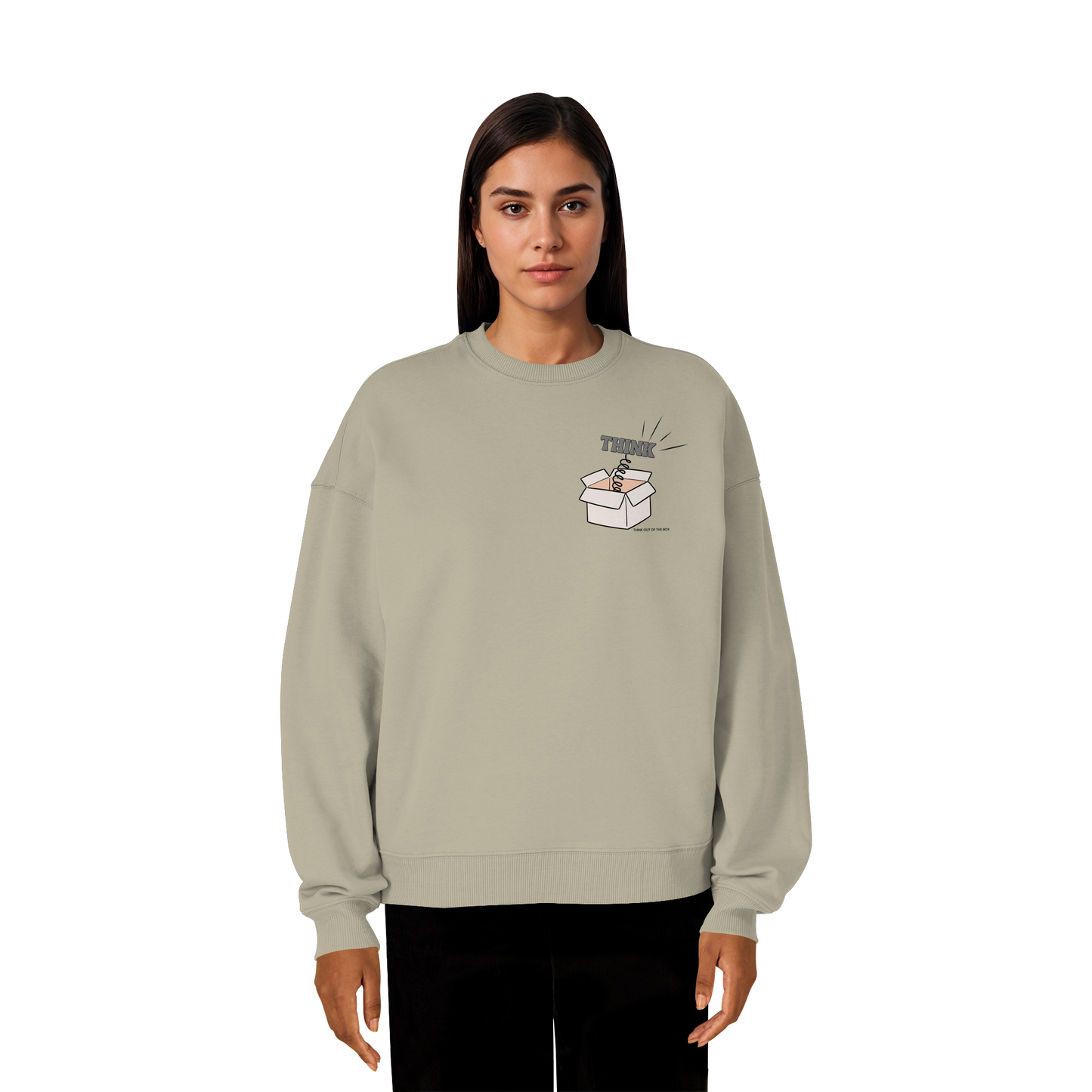 THINK! - Organic Oversize Sweatshirt