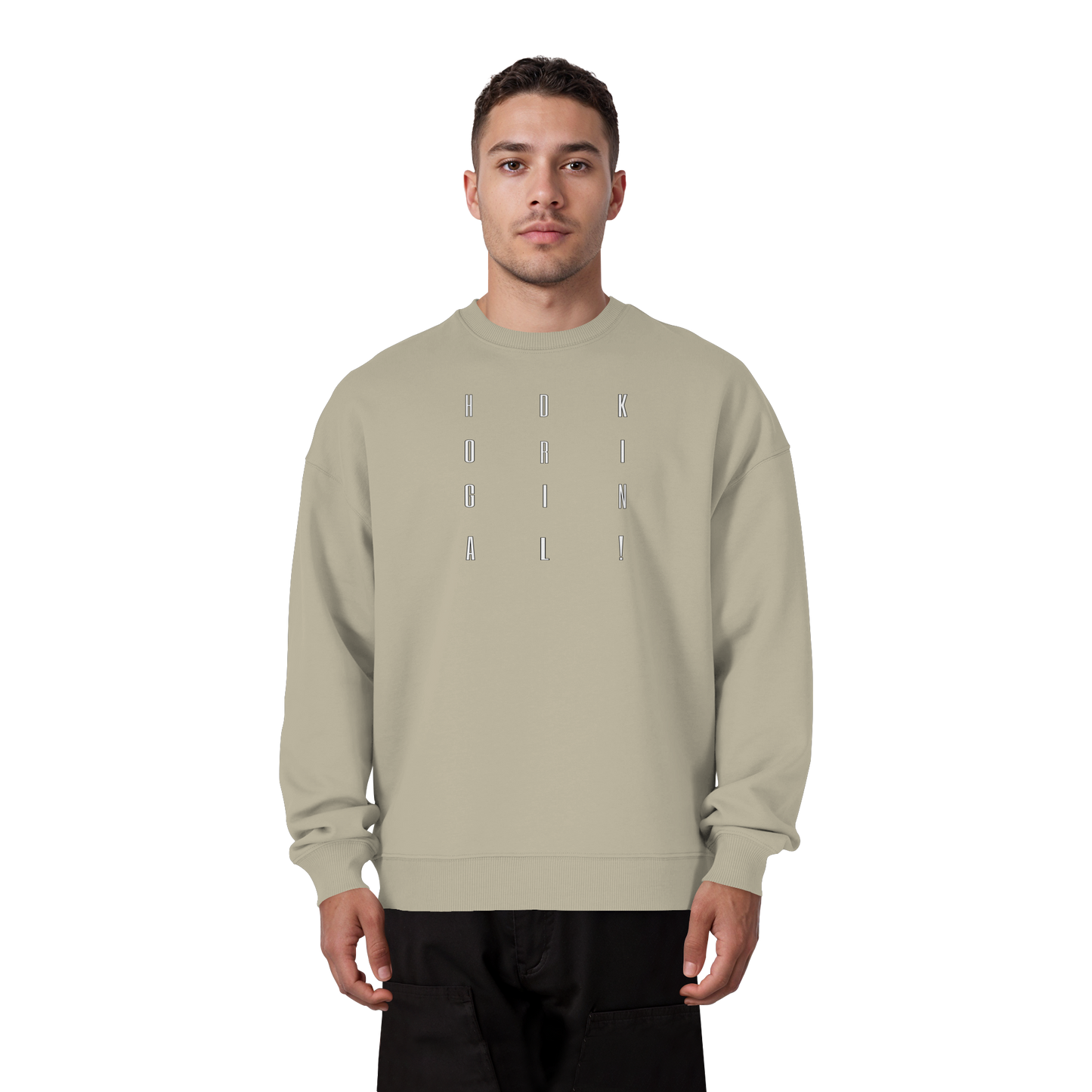 HDKORIGINALSQUARE! - Organic Oversized Sweatshirt