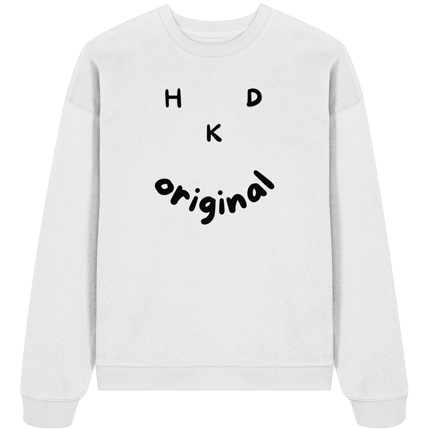 HDKORIGINALSMILE! - Organic Oversize Sweatshirt