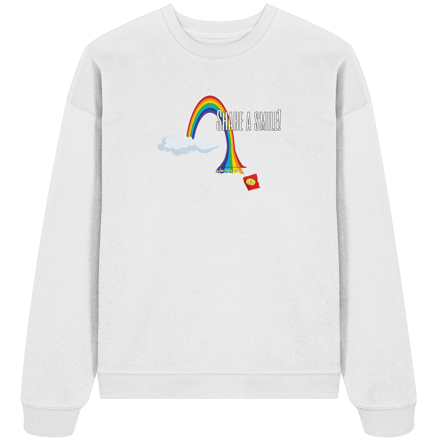 SHAREASMILE! - Organic Oversized Sweatshirt