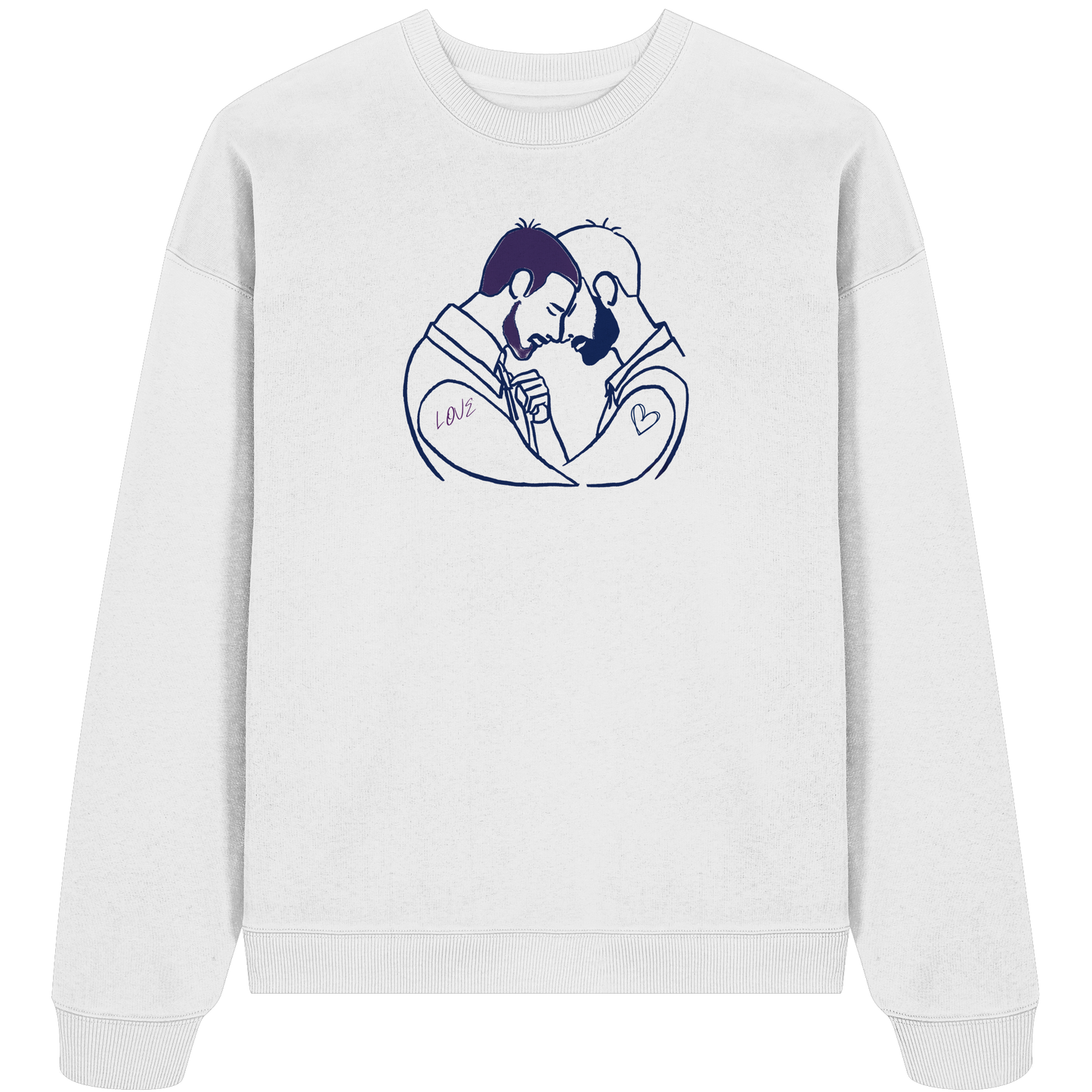 LOVE!  - Organic Oversize Sweatshirt