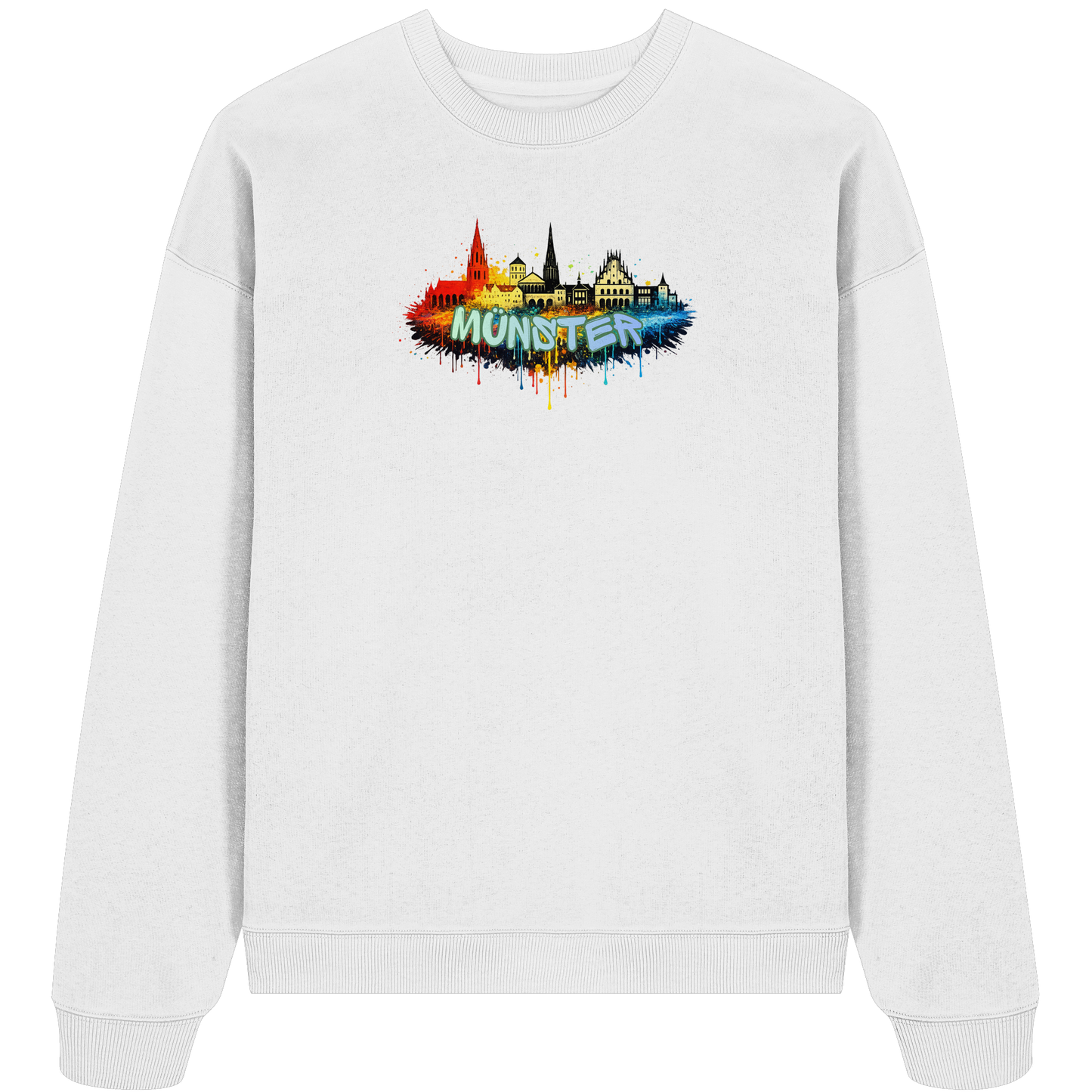MÜNSTER SPRAY! - Organic Oversize Sweatshirt