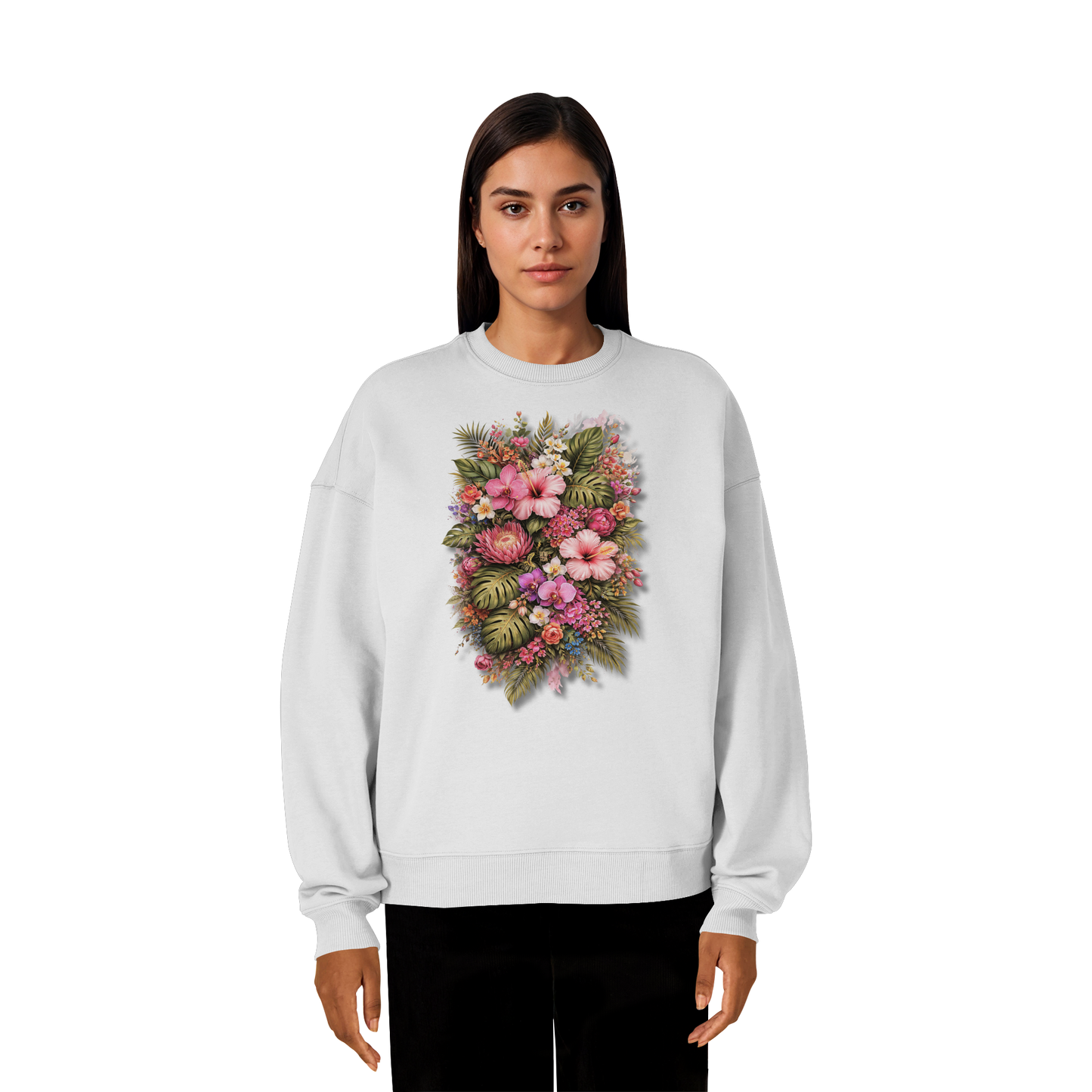 FLOWERPOWER! - Organic Oversize Sweatshirt
