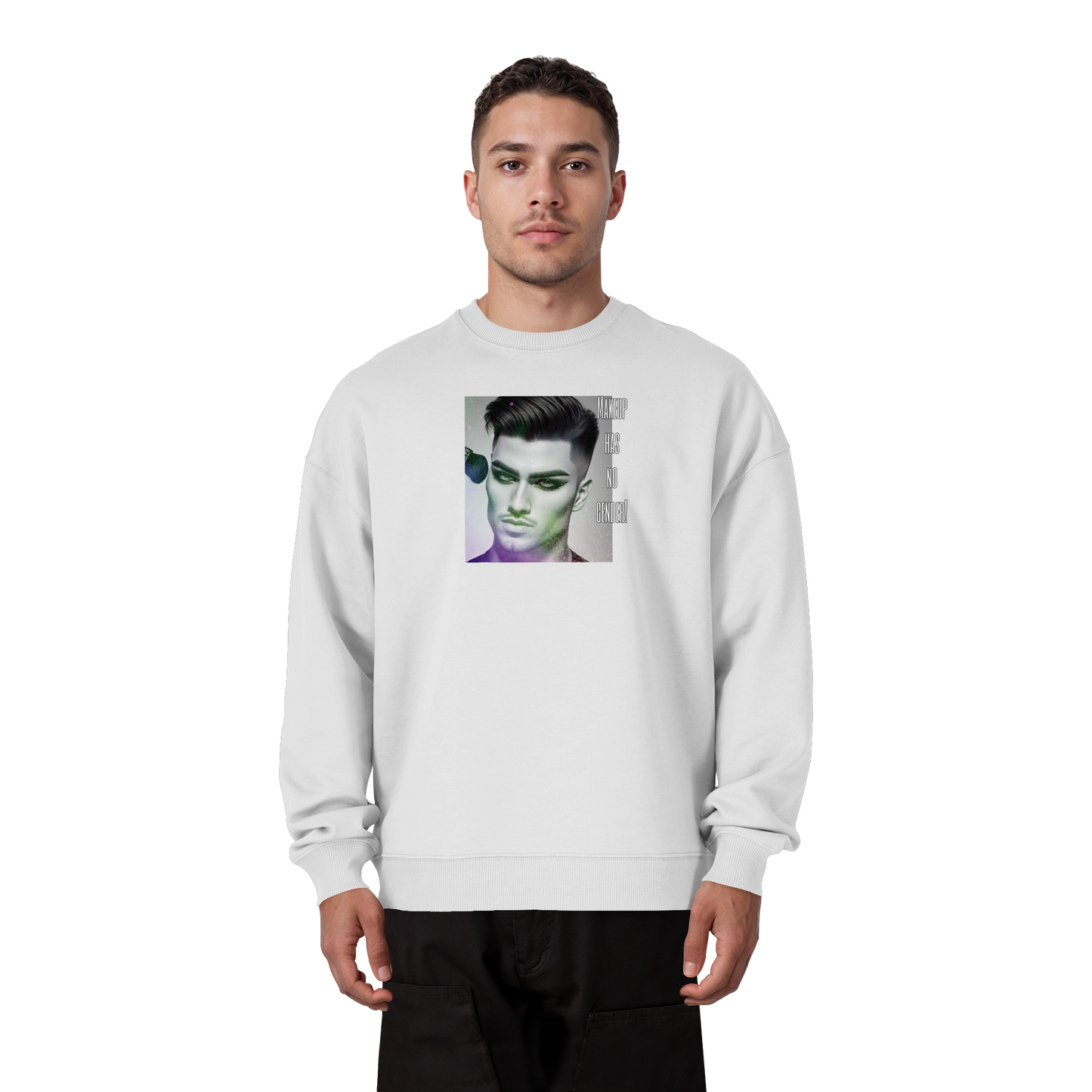 MAKEUPHASNOGENDER! - Organic Oversized Sweatshirt