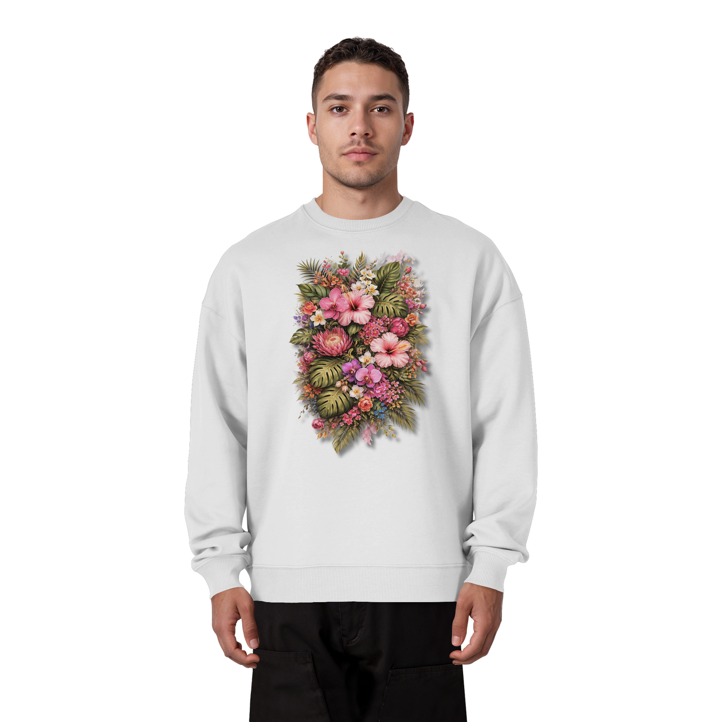 FLOWERPOWER! - Organic Oversize Sweatshirt