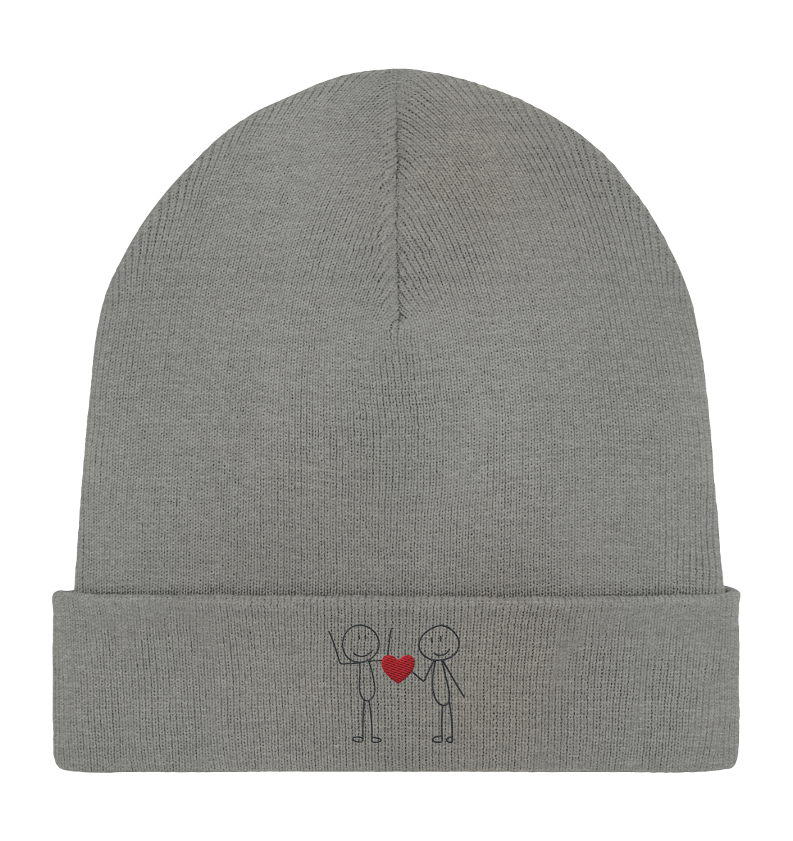 STICKFIGURELOVE!  (Stick) - Organic Rib Beanie