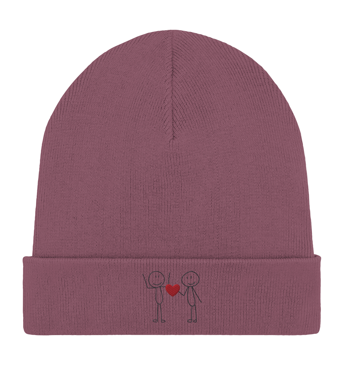 STICKFIGURELOVE!  (Stick) - Organic Rib Beanie