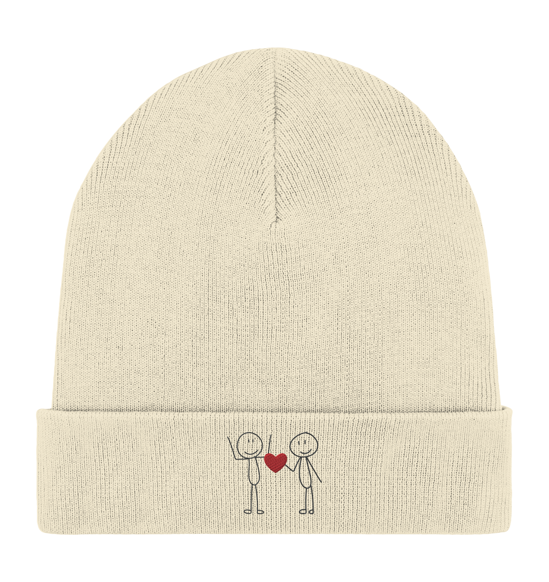 STICKFIGURELOVE!  (Stick) - Organic Rib Beanie