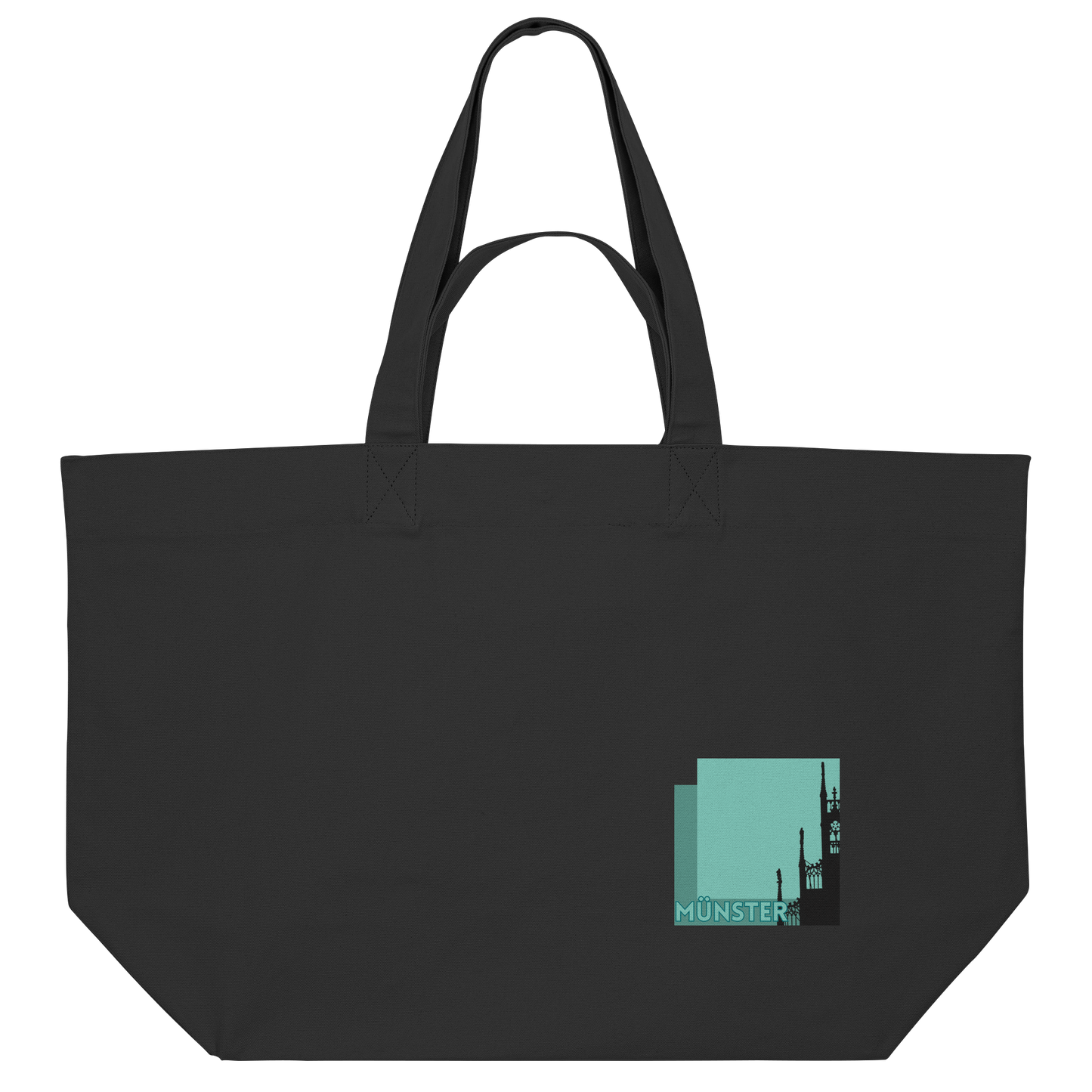 MÜNSTER SILHOUETTE! - Organic Shopping Bag