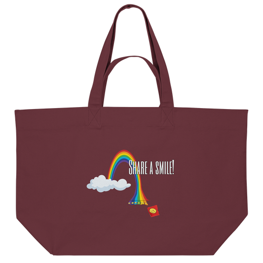 SHAREASMILE! - Organic Shopping-Bag