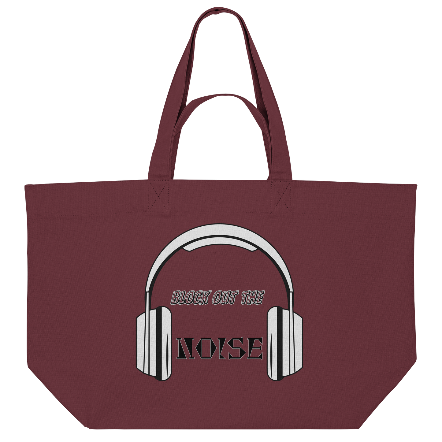 BLOCK OUT THE NOISE! - Organic Shopping Bag