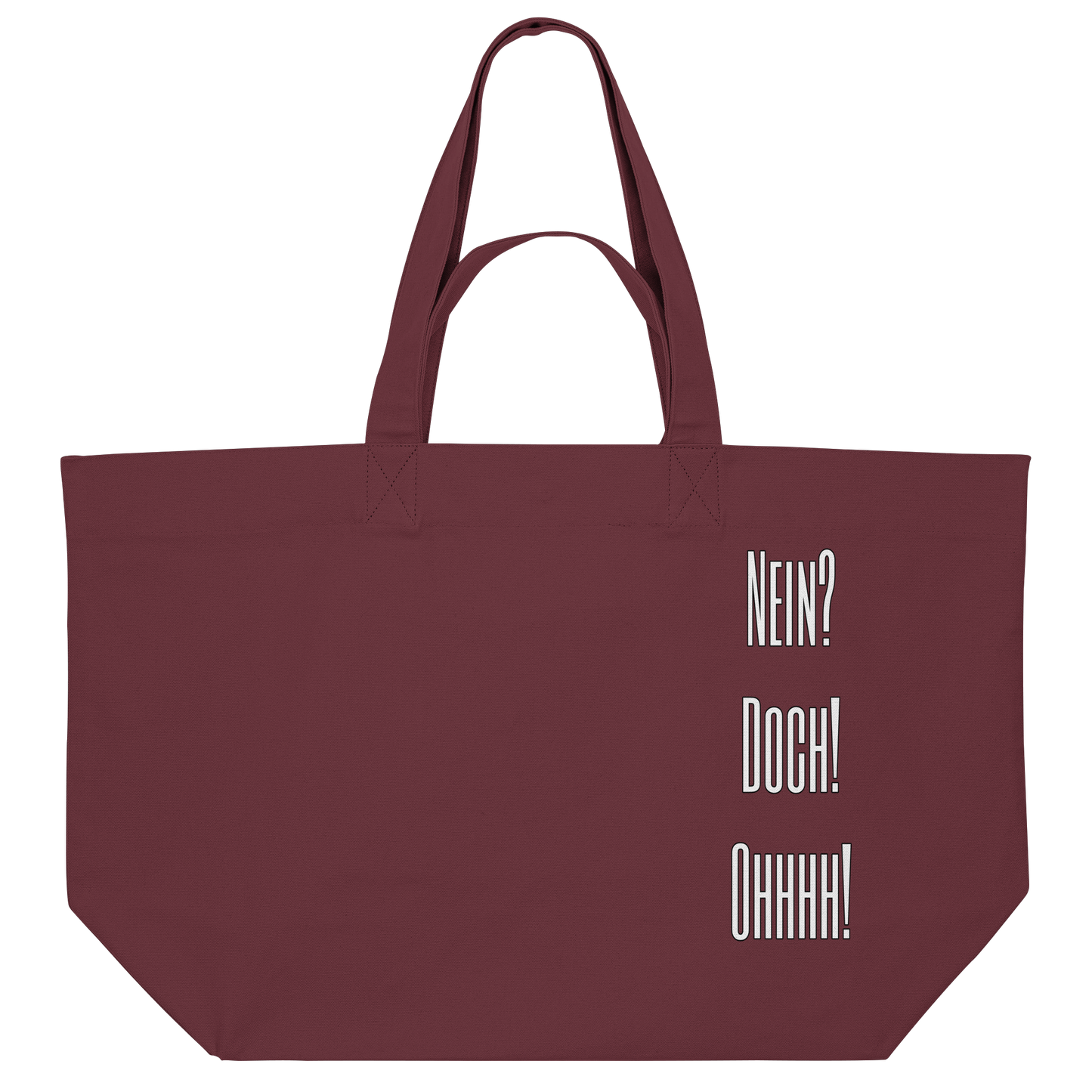 NO?YES!OHHHH! - Organic Shopping Bag