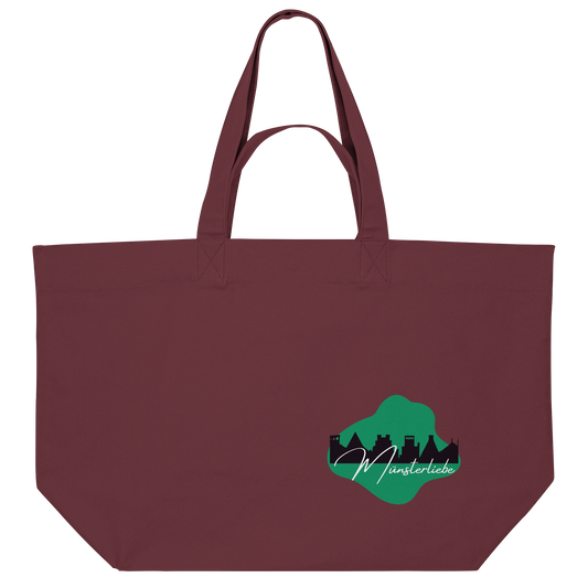 SKYLINEMÜNSTERLIEBE! - Organic Shopping-Bag