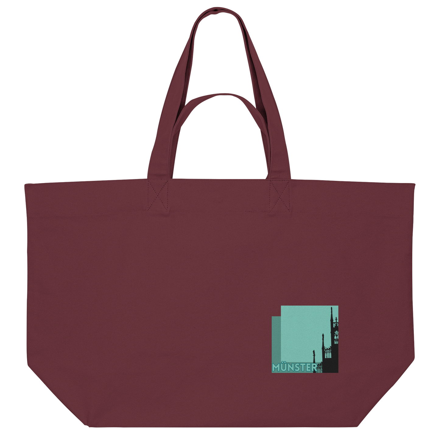 MÜNSTER SILHOUETTE! - Organic Shopping Bag