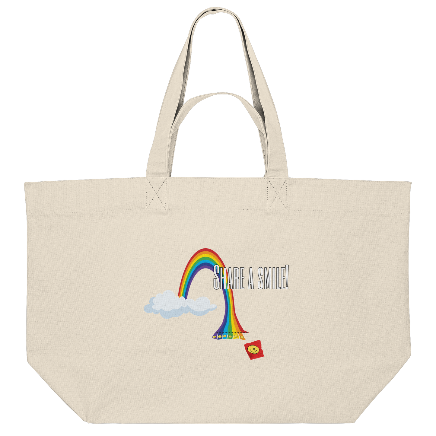 SHAREASMILE! - Organic Shopping-Bag