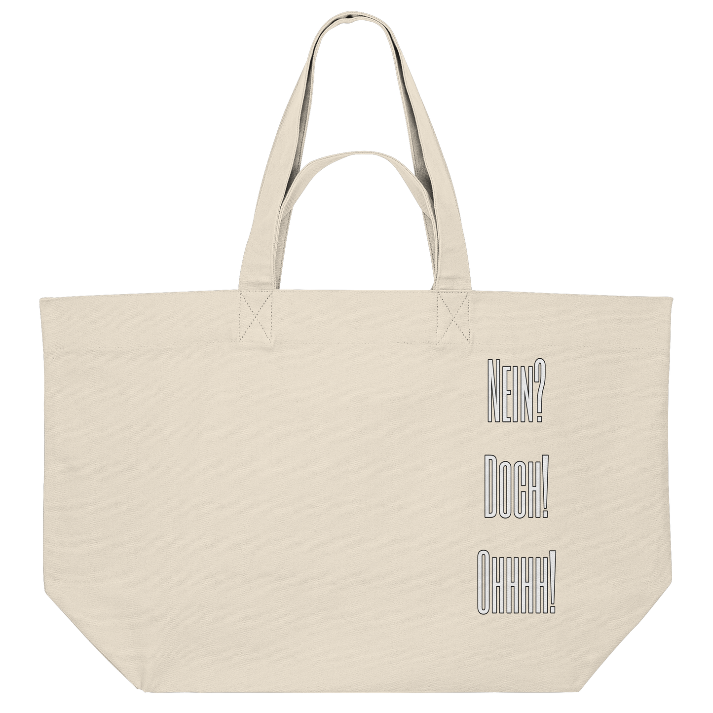 NO?YES!OHHHH! - Organic Shopping Bag