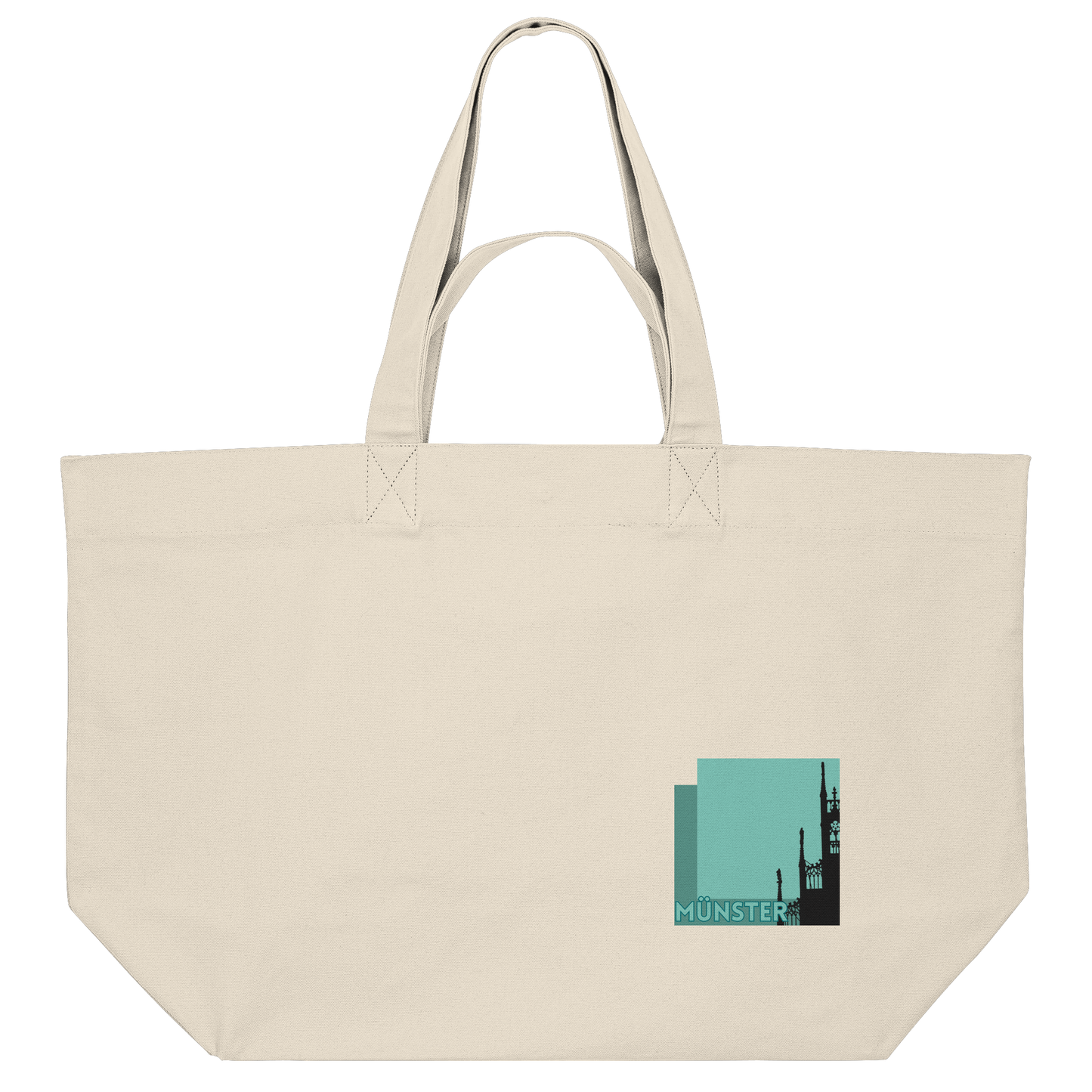 MÜNSTER SILHOUETTE! - Organic Shopping Bag