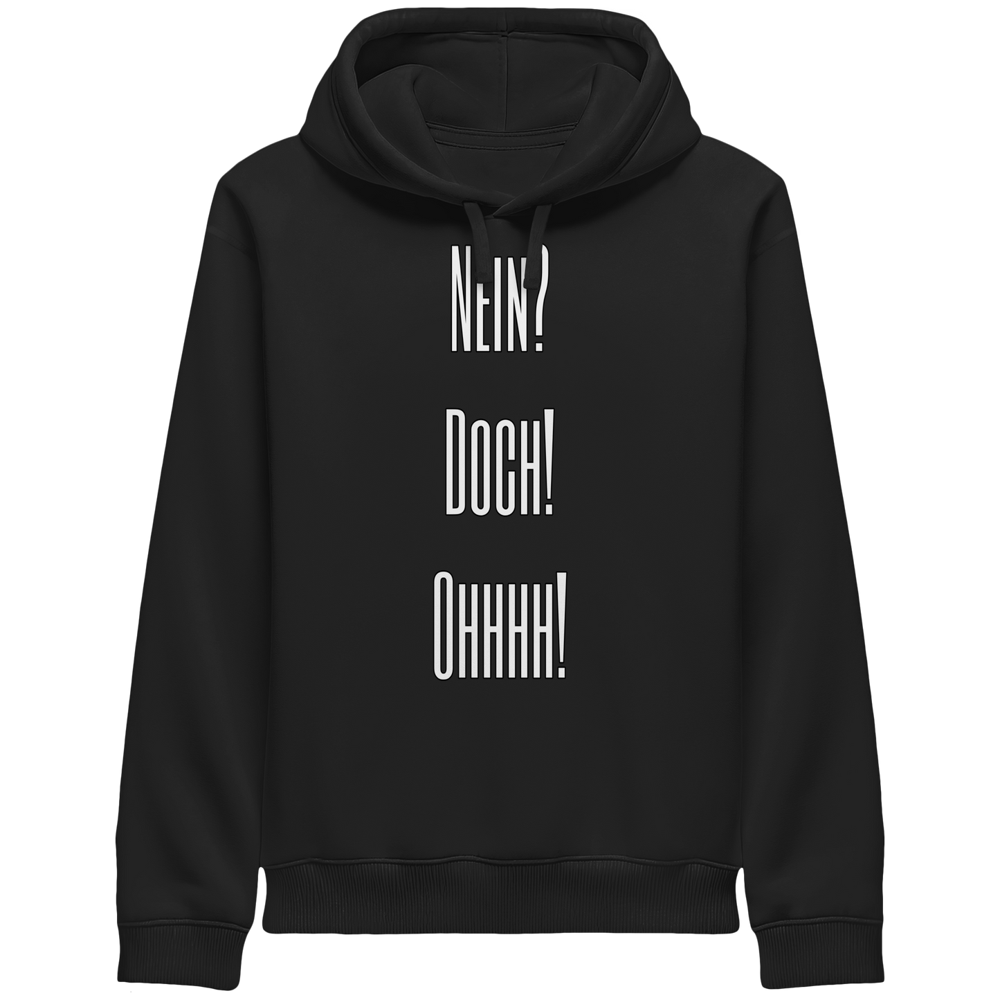 NO?YES!OHHHH! - Organic Side Pocket Hoodie