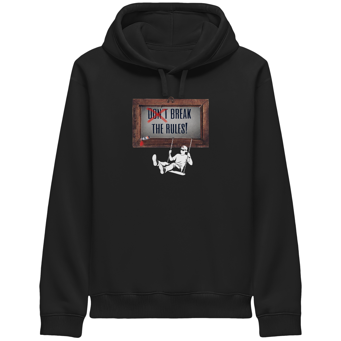 BREAKTHERULES! - Organic Side Pocket Hoodie