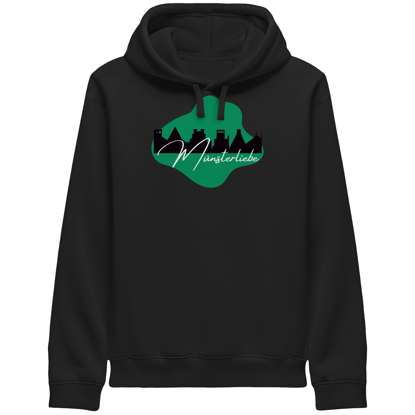 SKYLINEMÜNSTERLIEBE! - Organic Side Pocket Hoodie