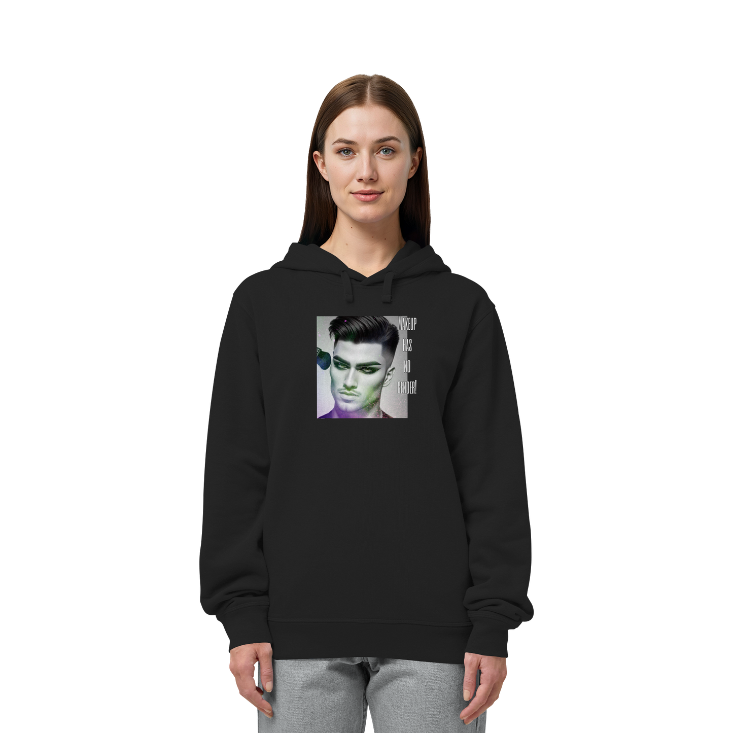 MAKEUPHASNOGENDER! - Organic Side Pocket Hoodie