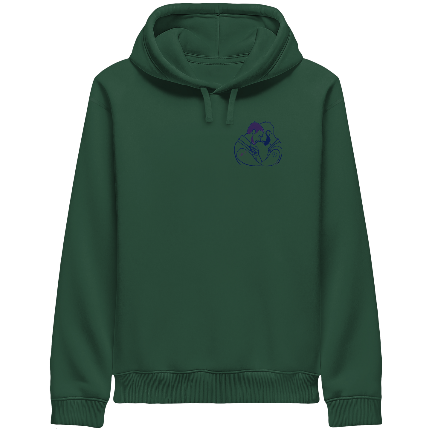LOVE! - Organic Side Pocket Hoodie