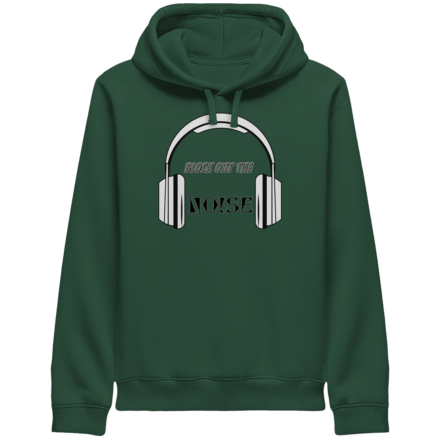 BLOCKOUTTHENOISE! - Organic Side Pocket Hoodie