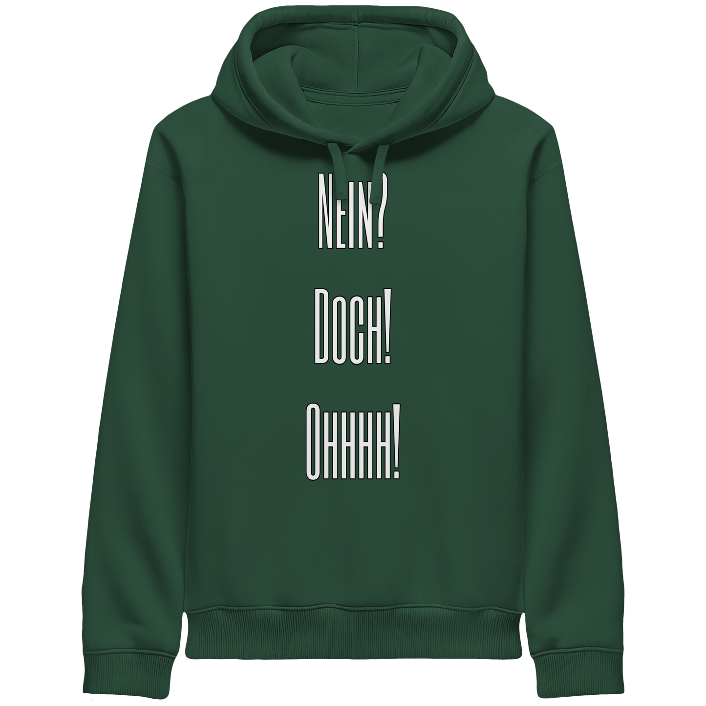 NO?YES!OHHHH! - Organic Side Pocket Hoodie