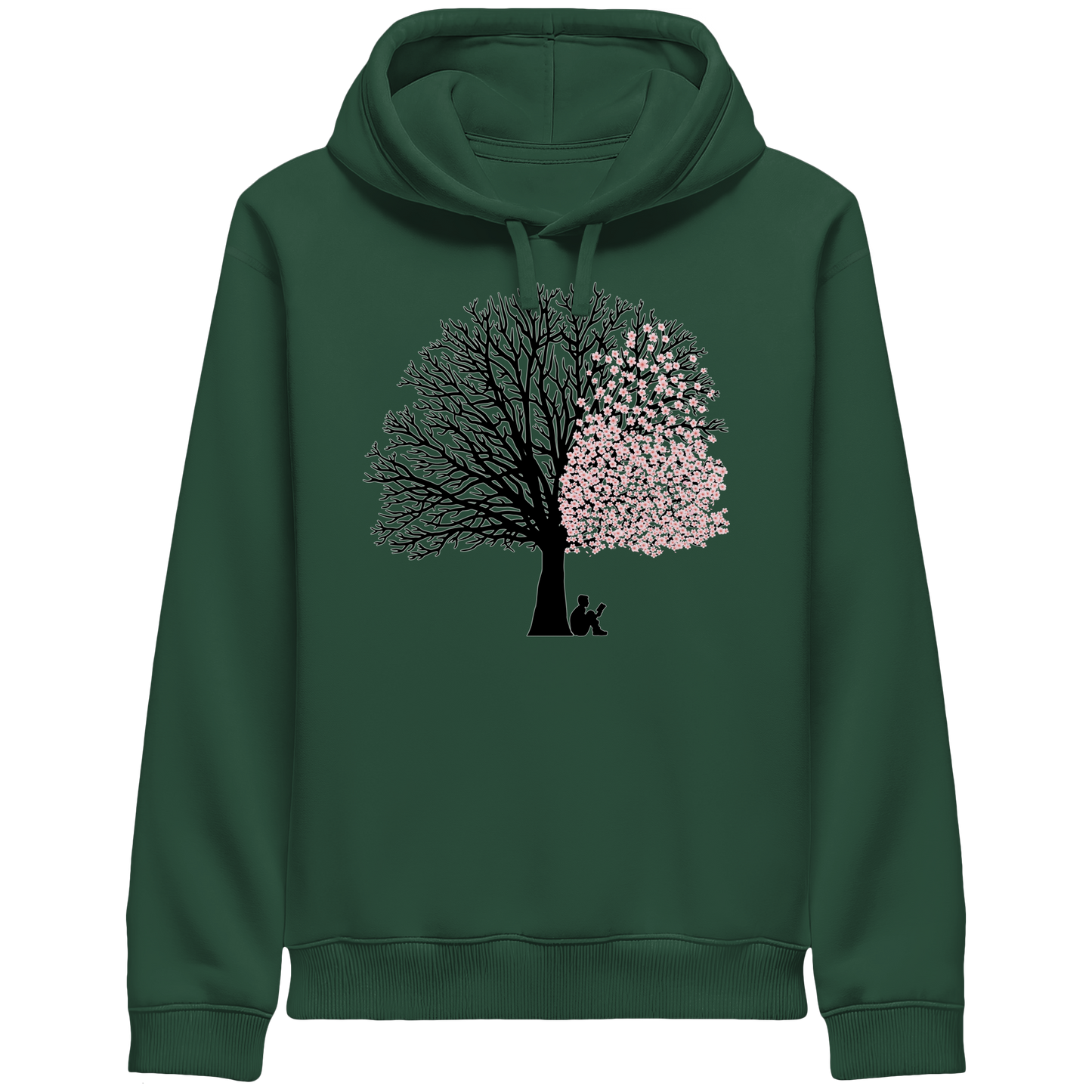 SAKURA SHADOW! - Organic Side Pocket Hoodie