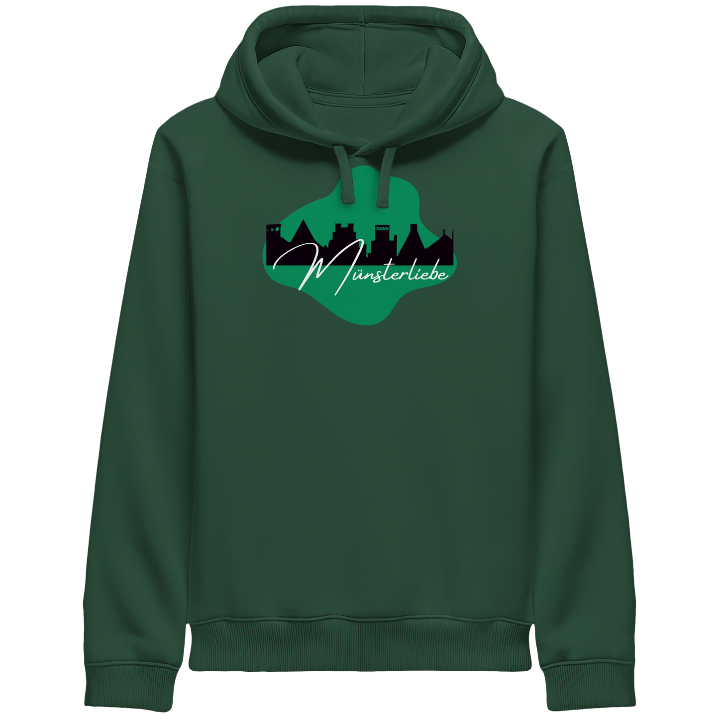 SKYLINEMÜNSTERLIEBE! - Organic Side Pocket Hoodie