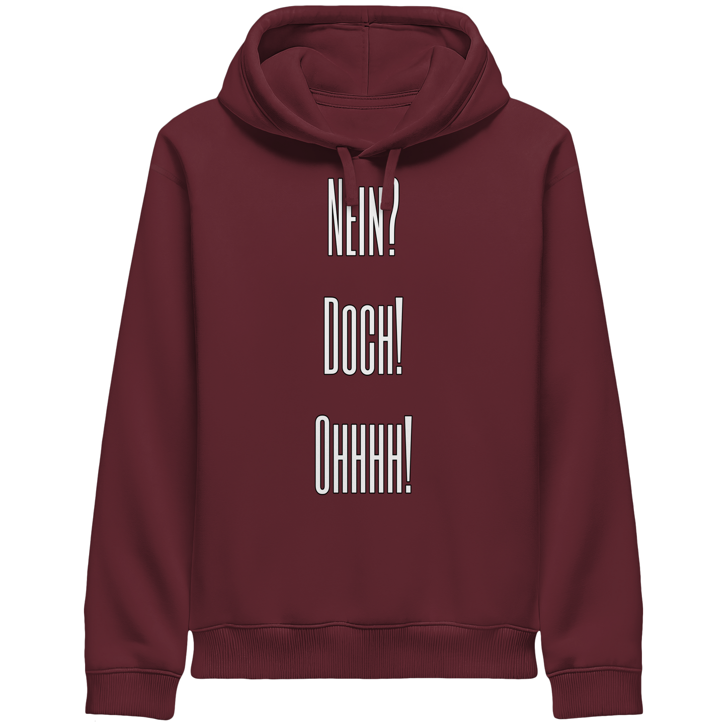 NO?YES!OHHHH! - Organic Side Pocket Hoodie