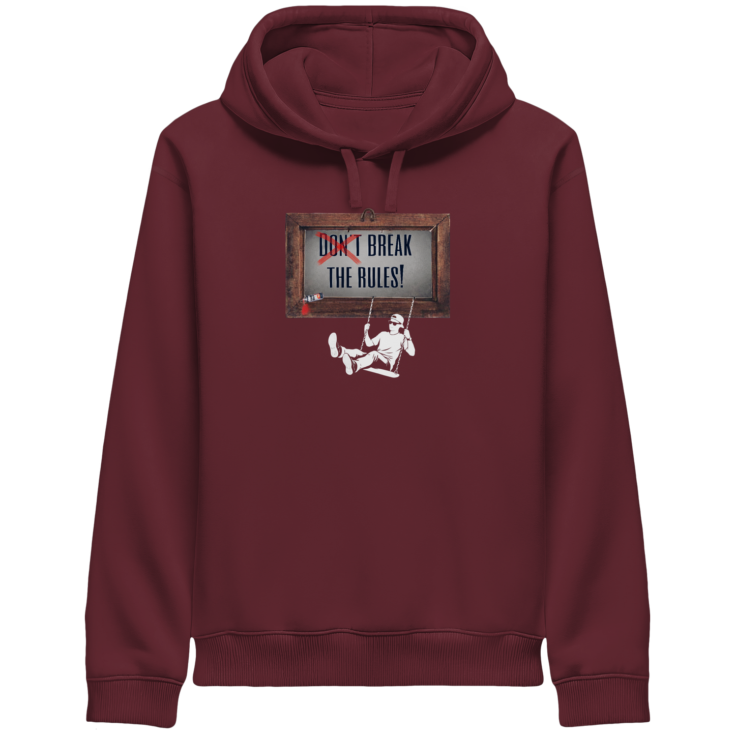 BREAKTHERULES! - Organic Side Pocket Hoodie