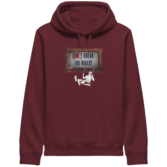 BREAKTHERULES! - Organic Side Pocket Hoodie
