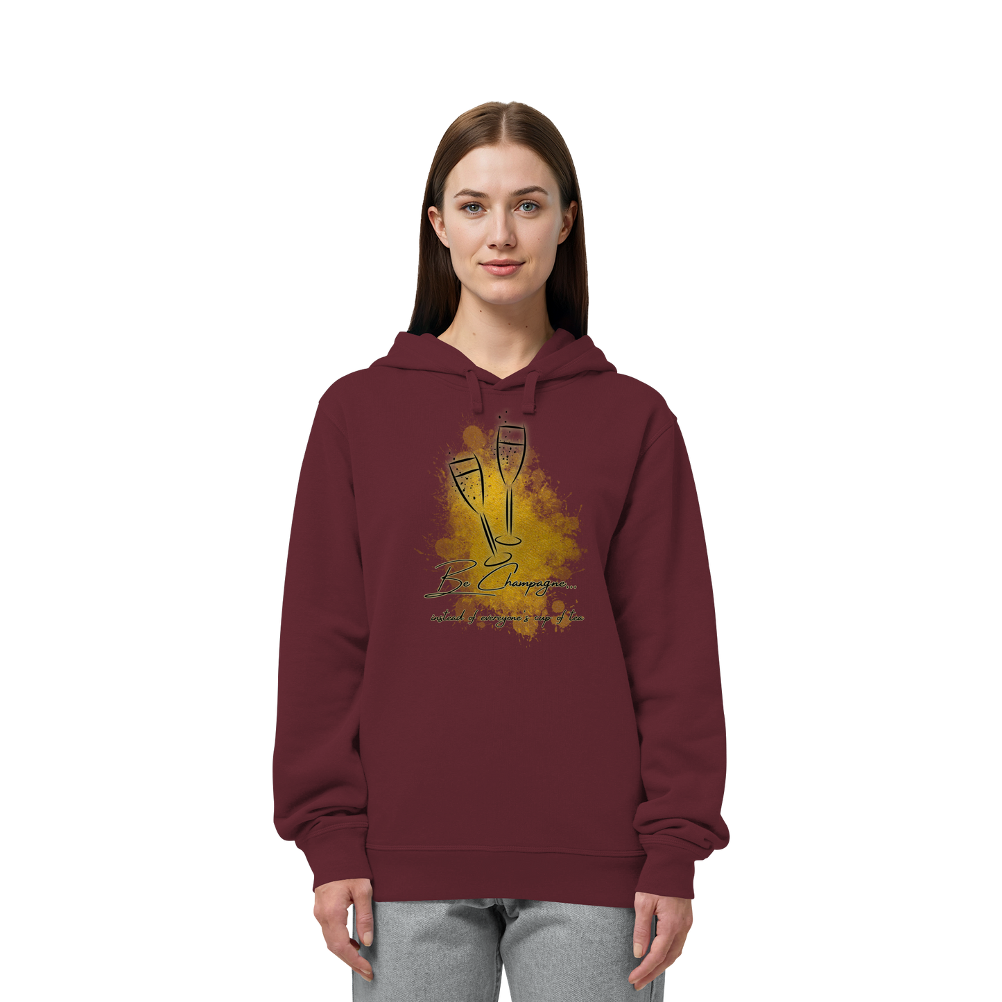 CHAMPAGNE! - Organic Side Pocket Hoodie