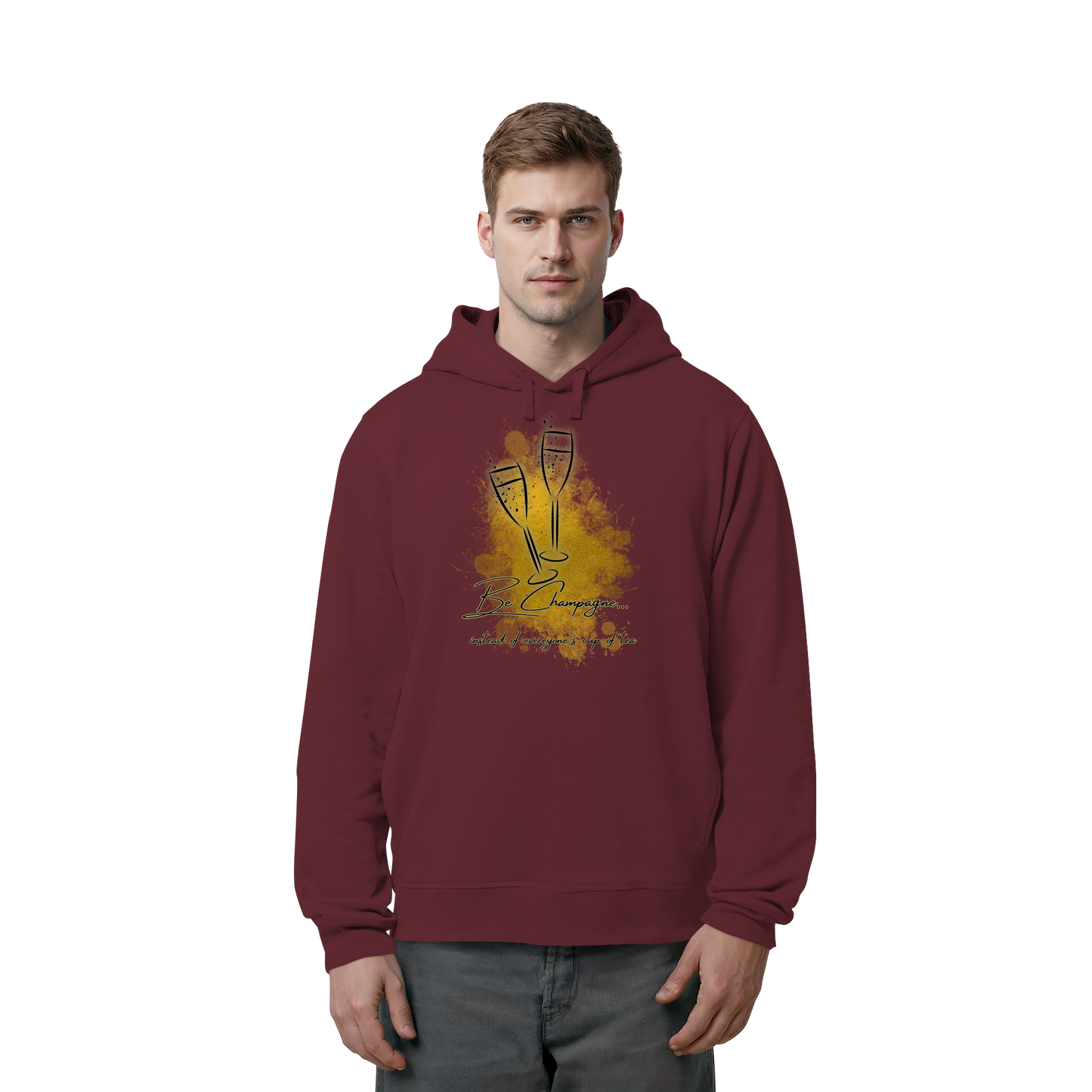 CHAMPAGNE! - Organic Side Pocket Hoodie