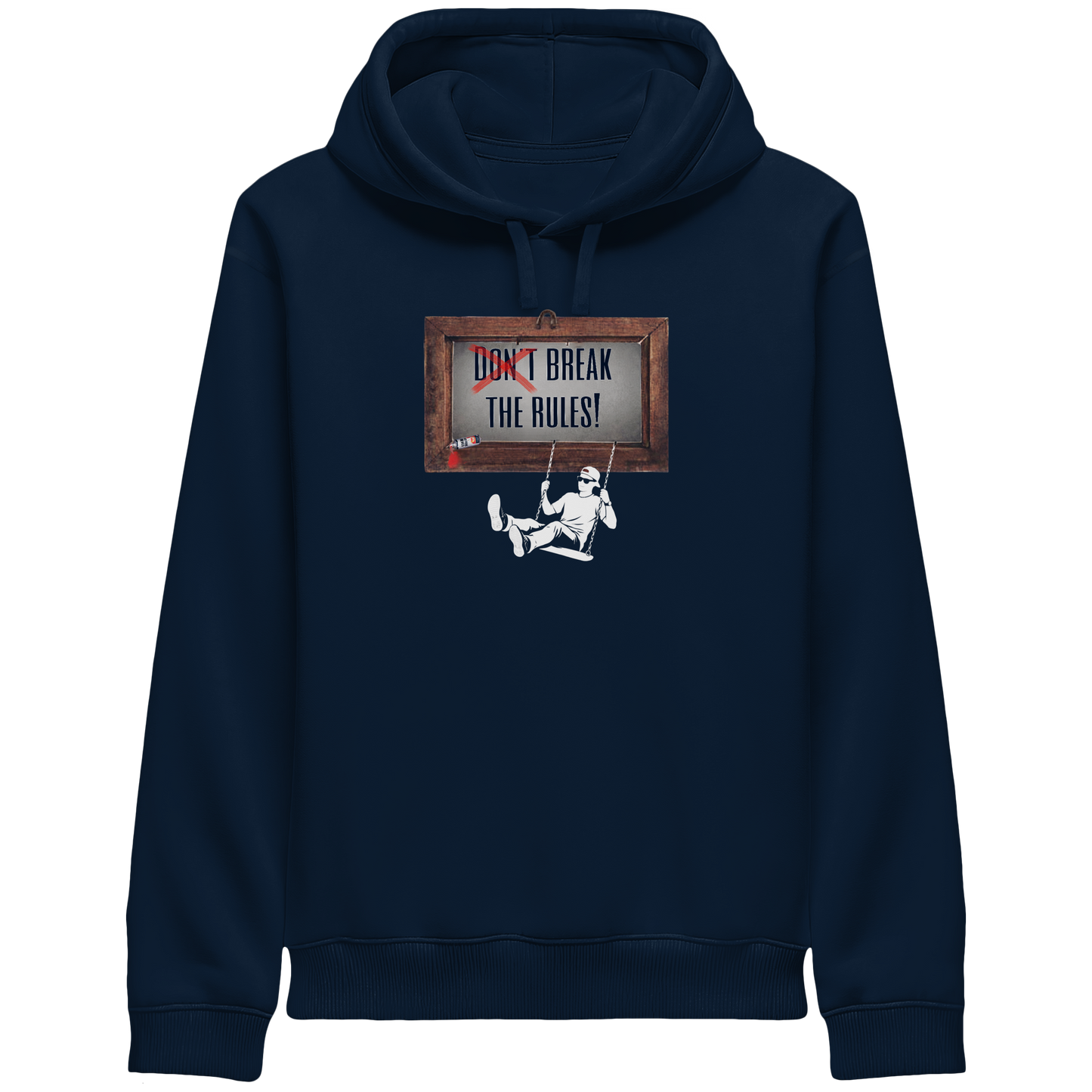 BREAKTHERULES! - Organic Side Pocket Hoodie
