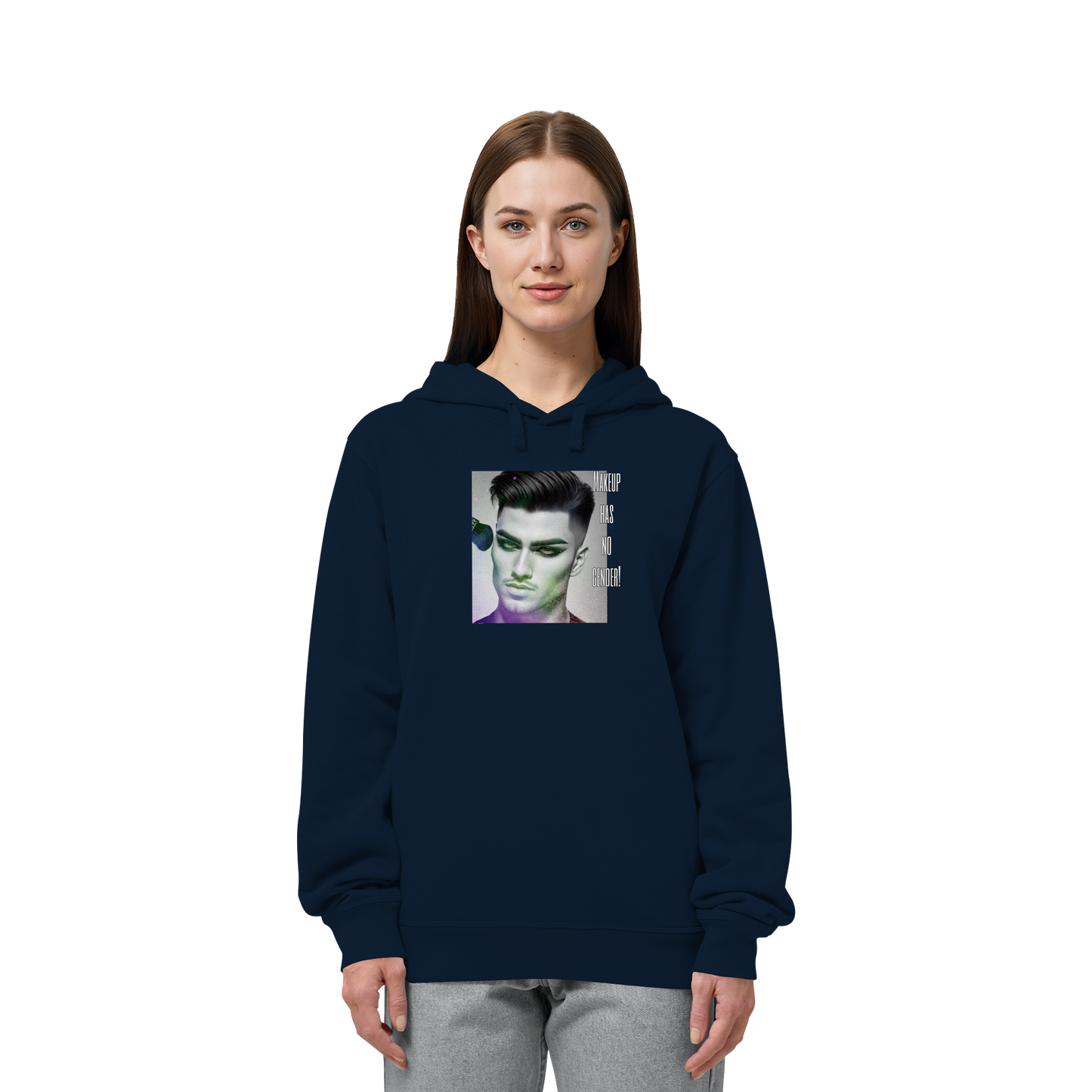MAKEUPHASNOGENDER! - Organic Side Pocket Hoodie