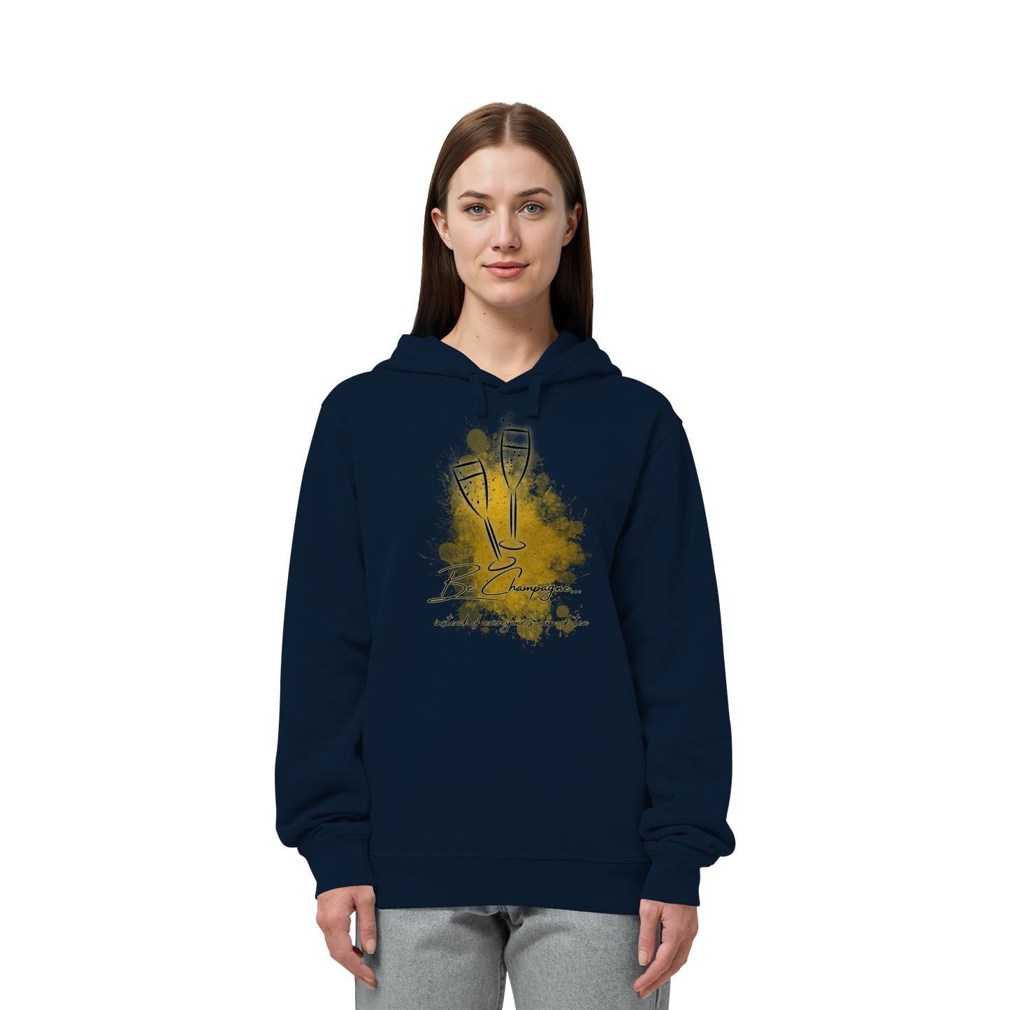 CHAMPAGNE! - Organic Side Pocket Hoodie