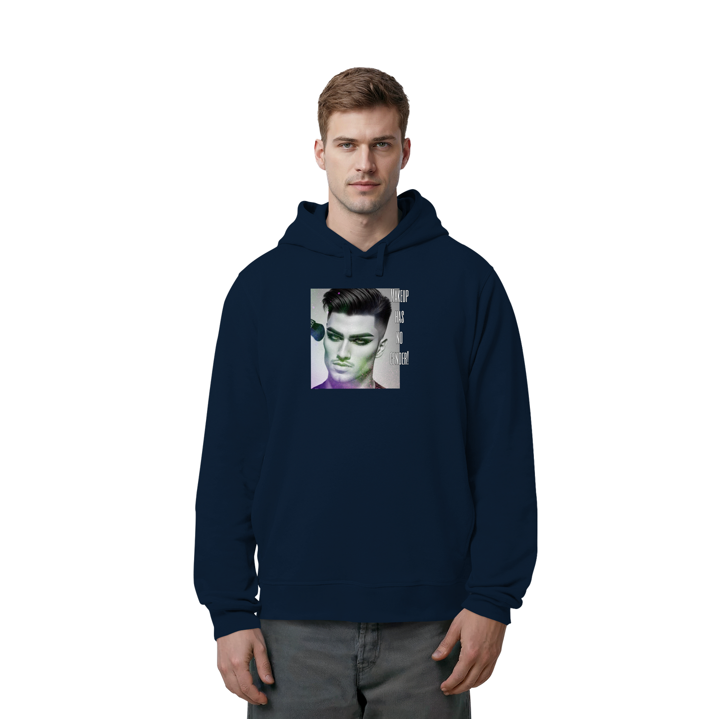 MAKEUPHASNOGENDER! - Organic Side Pocket Hoodie