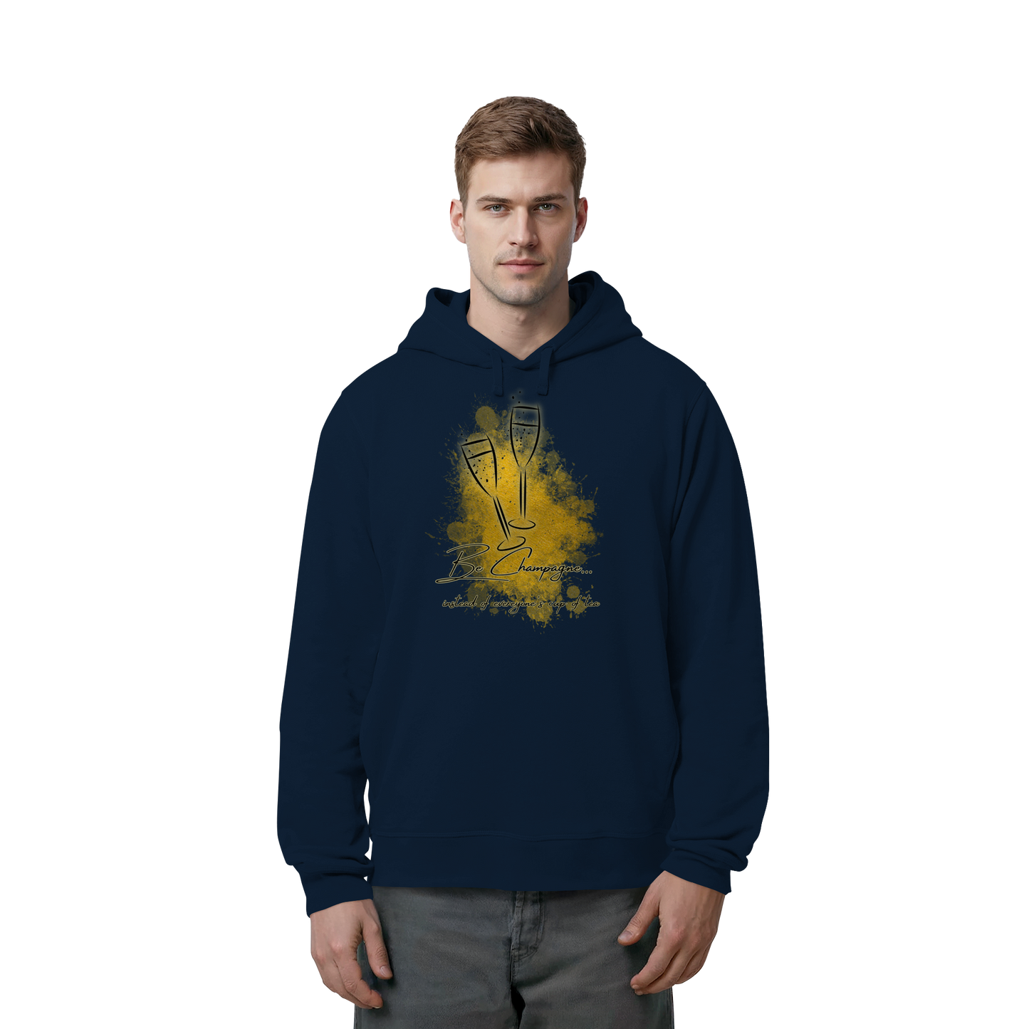 CHAMPAGNE! - Organic Side Pocket Hoodie