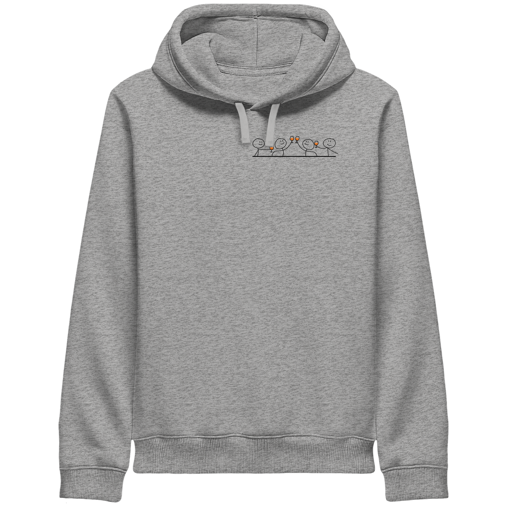 CREWLOVE! (Embroidery) - Organic Side Pocket Hoodie