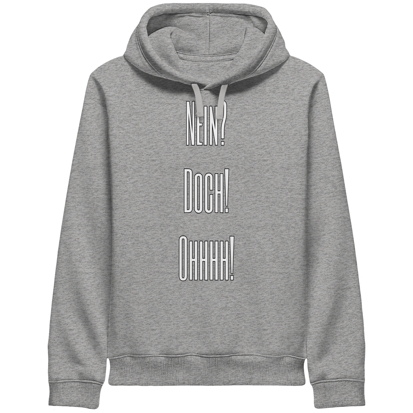 NO?YES!OHHHH! - Organic Side Pocket Hoodie