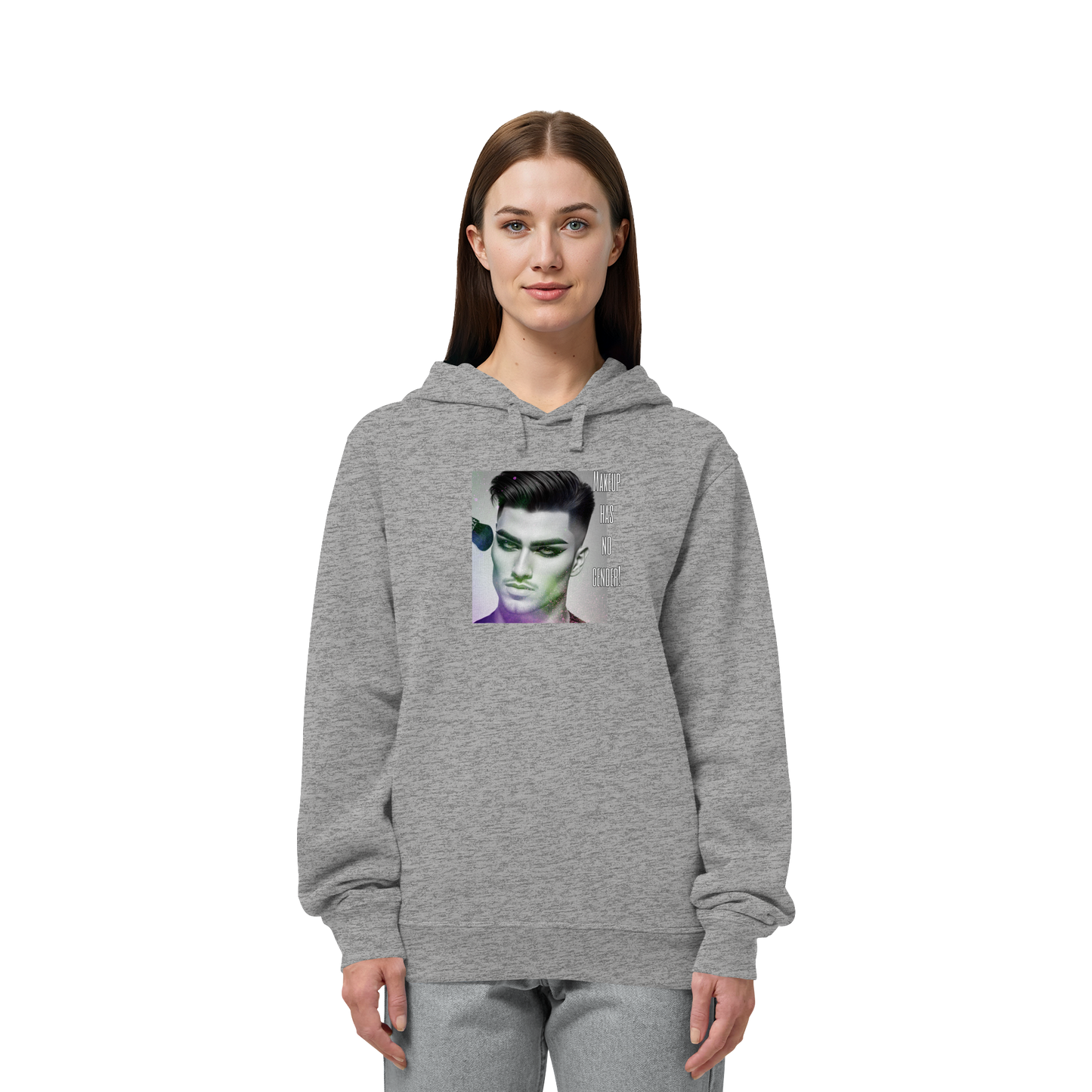 MAKEUPHASNOGENDER! - Organic Side Pocket Hoodie